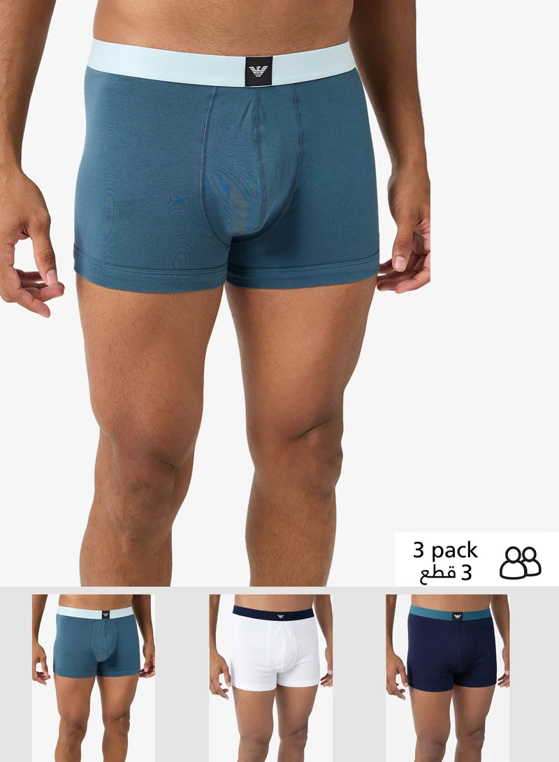 3 Pack Of Logo Boxers